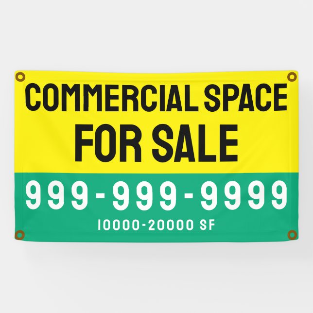 Banderoles Espace commercial sur mesure à louer Professionnel (Horizontal)