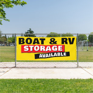Banderoles Espace de lot extérieur disponible pour le stockag