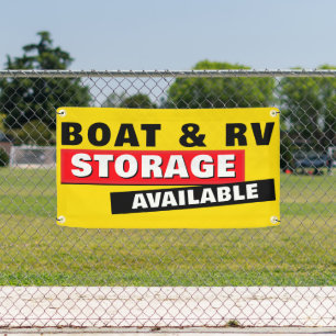 Banderoles Espace de lot extérieur pour stockage de bateau et