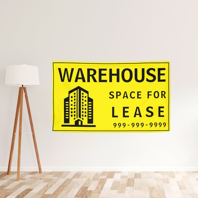 Banderoles Espace d'entrepôt commercial personnalisé pour la  (Créateur téléchargé)
