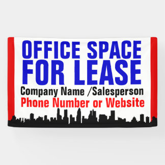 Banderoles Espace Office personnalisé pour le panneau de loca