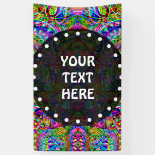 Banderoles Esquisse Imaginaire Art - Neon Abstrait Maj 3