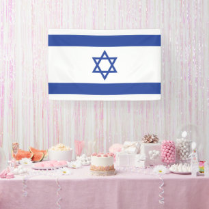 Banderoles Etat d'Israël Drapeau, Étoile de David Juifs