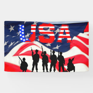 Banderoles États-Unis en honneur