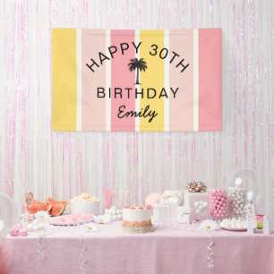 Banderoles Été Cabana Stripes Côte 30e anniversaire