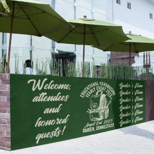 Banderoles Evénement de collecte de fonds éducatif de style v