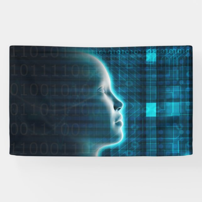 Banderoles Évolution d'intelligence artificielle avec (Horizontal)