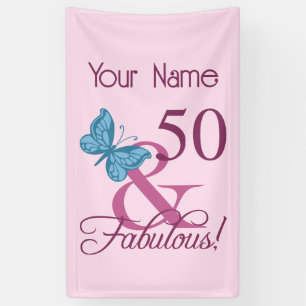 Banderoles Fabuleux 50e anniversaire