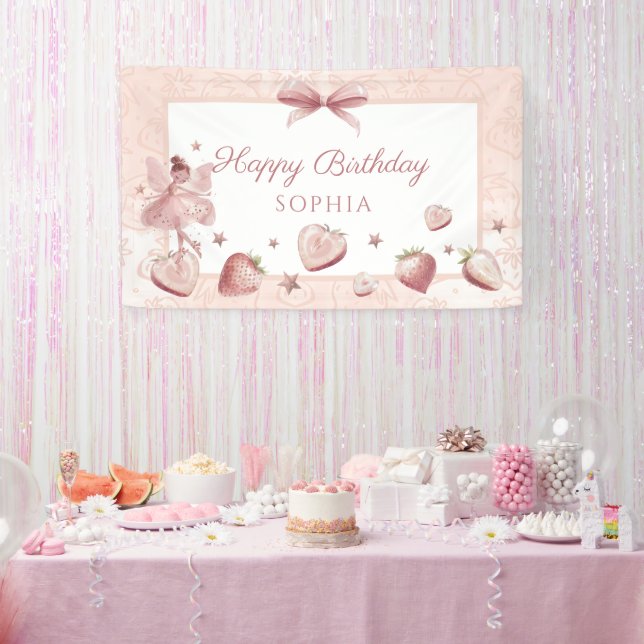 Banderoles Fairy Joyeux Anniversaire (Fête)