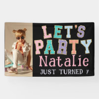 Faisons la fête Preppy Faux Chenille fête d'annive