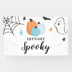 Banderoles Faisons-nous Épouvantable Halloween citrouilles bl