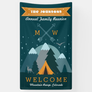 Banderoles Faites votre propre camping Mountain Outdoor Adven