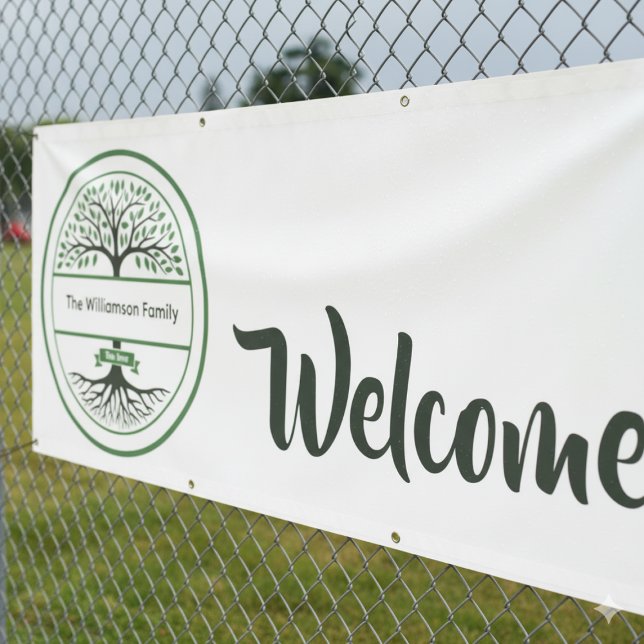 Banderoles Family Reunion Celebration (Family Reunion welcome banner)