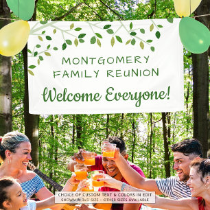 Banderoles Family Reunion Family Family Tree Accueil personna