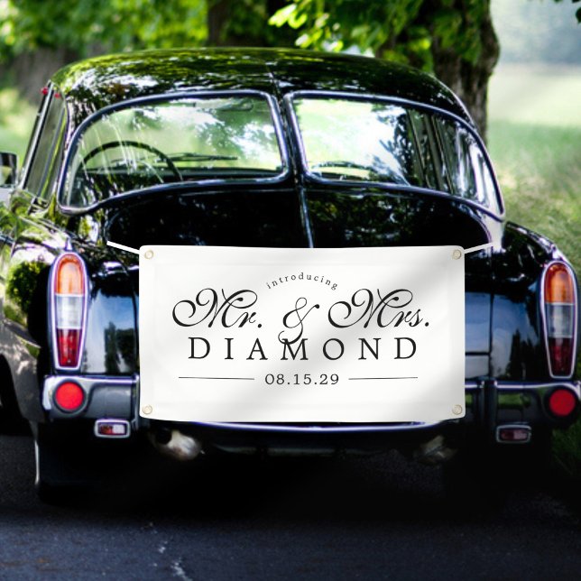 Banderoles Fancy M. et Mme Banner de voiture (Créateur téléchargé)