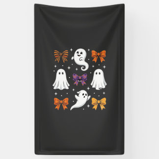 Banderoles Fantôme Mignon avec Ruban Design Halloween_1