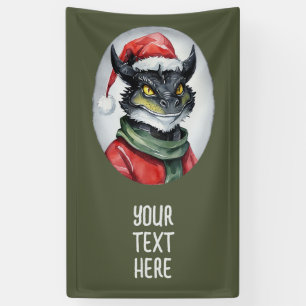 Banderoles Favoris de Noël animal amusant - Dragon 1