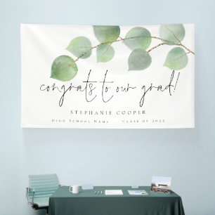 Banderoles Félicitations à Eucalyptus diplômés 2024