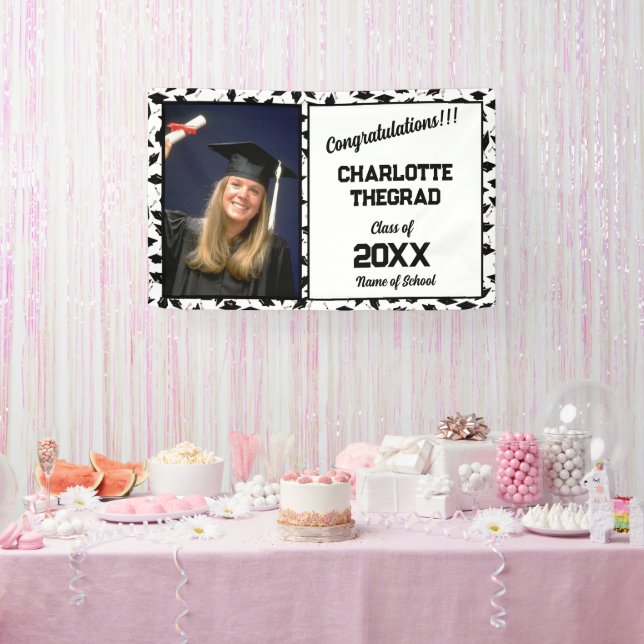 Banderoles Félicitations à la fête d'obtention du diplôme Per (Fête)