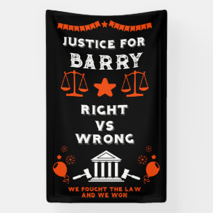 Banderoles Félicitations au verdict du tribunal