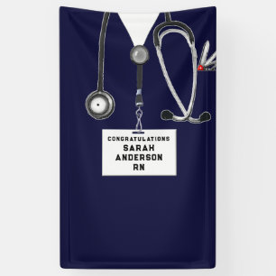 Banderoles Félicitations aux infirmières diplômées