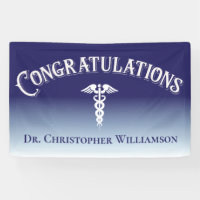 Félicitations Blue Médicale Doctor