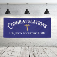Félicitations Dentiste Dental Moderne Blue Grad