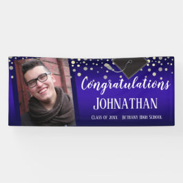 Banderoles Félicitations Graduation Purple 