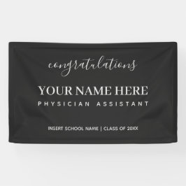 Banderoles Félicitations Médecin Assistant de l'AP Diplôme