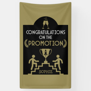 Banderoles Félicitations pour la promotion professionnelle