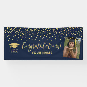 Banderoles Félicitations pour la remise des diplômes avec con