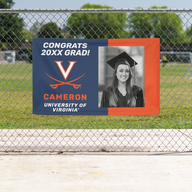 Banderoles Félicitations Virginia Cavalier Grad - Photo (En situation)