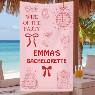 Banderoles Femme Branchée De La Fête Enterrement De Vie De Je