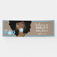 Femme noire, Prête à la pop, Bubblegum, Bleu