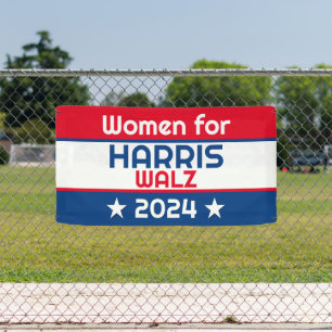 Banderoles Femmes pour Harris Walz 2024 Big