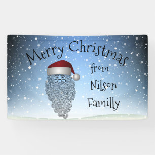 Banderoles Festive Chritsmas Party Funny mignon Santa Claus