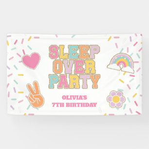 Banderoles Fête d'anniversaire avec nuitée Preppy Patch