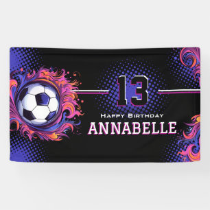 Banderoles Fête d'anniversaire de football