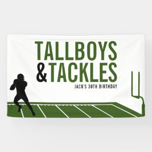 Banderoles Fête d'anniversaire de sport Tallboys & Tackles de