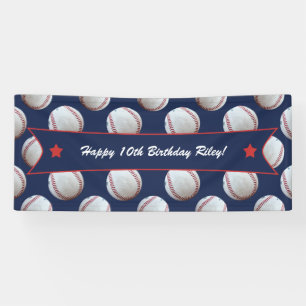 Banderoles Fête d'anniversaire du baseball