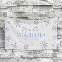 Fête d'anniversaire flocon de neige bleu de mervei