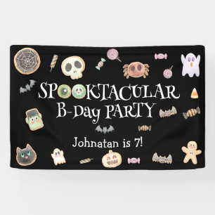 Banderoles Fête d'anniversaire Spooktacular