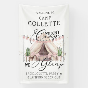 Banderoles Fête de glamping de célibataire bohème sous les ét