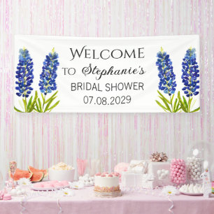 Banderoles Fête de mariage champêtre avec des Bluebonnets ble