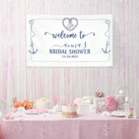 Fête de mariage nautique Bienvenue à l'ancre