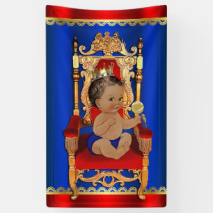 Banderoles Fête de naissance de prince ethnique royal garçon