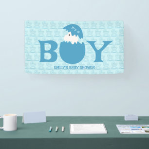 Banderoles Fête de révélation du sexe du bébé garçon