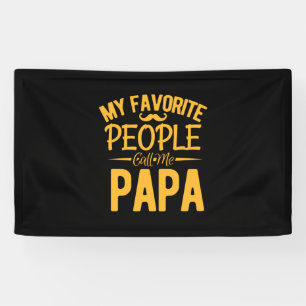 Banderoles Fête des pères Mes Favoris Appelent Moi Papa
