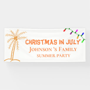 Banderoles Fête D'Été Noël En Juillet