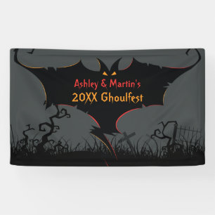 Banderoles Fête d'Halloween personnalisée